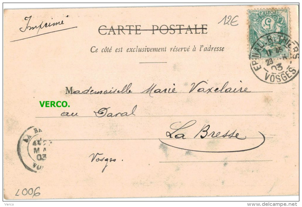 Carte Postale Ancienne De CHANTRAINE – LA PIERRE DANSEROSSE - Chantraine
