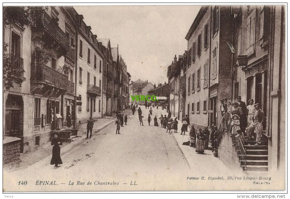 Carte Postale Ancienne De CHANTRAINE – LA RUE DE CHANTRAINE - Chantraine