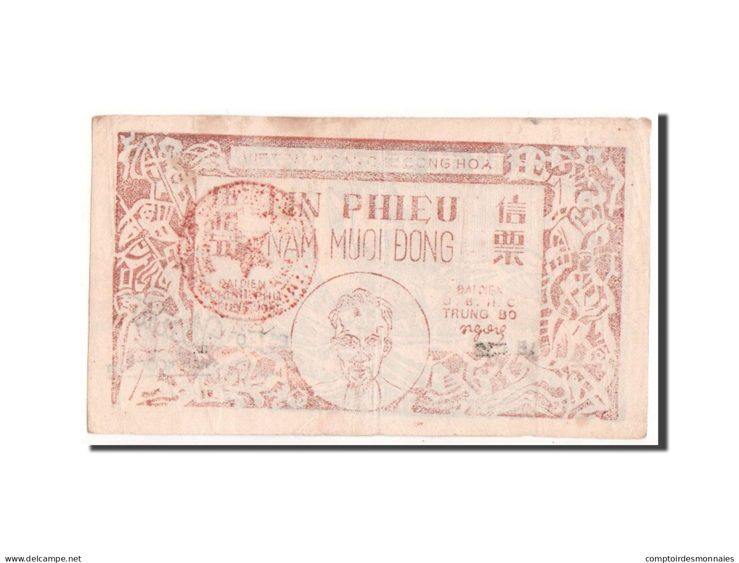 Billet, Viet Nam, 50 D<ox>ng, 1949, TTB - Vietnam