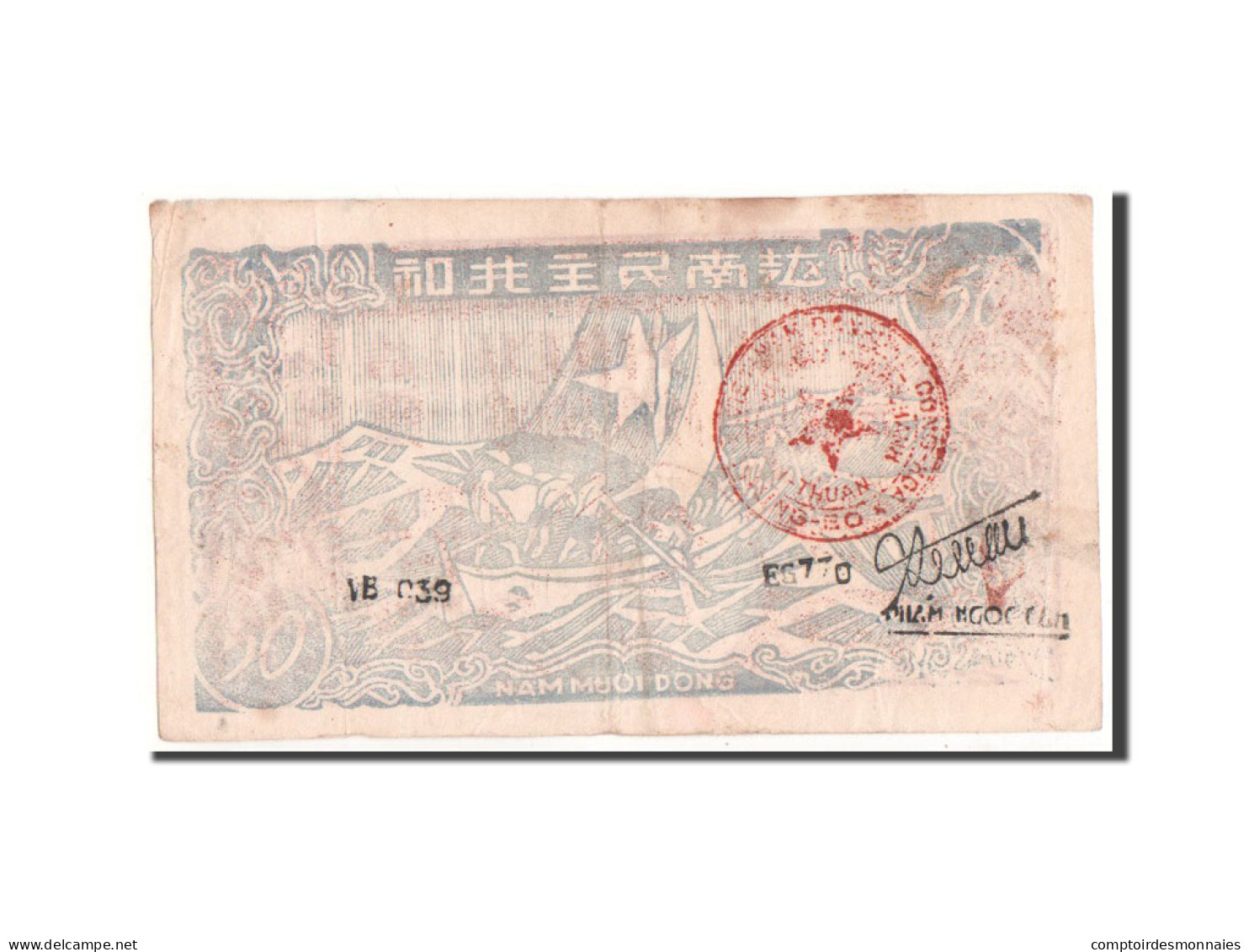 Billet, Viet Nam, 50 D<ox>ng, 1949, TTB - Vietnam