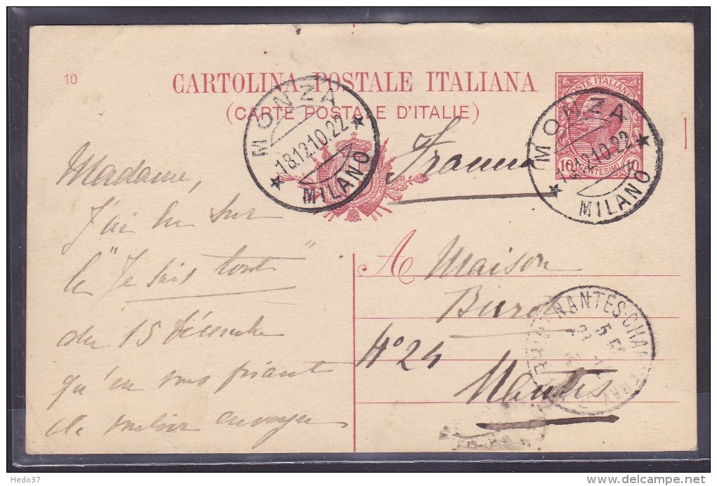 Italie - Lettre - Non Classificati