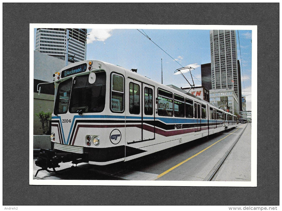 CALGARY - ALBERTA - CALGARY'S L.R.T. (LIGHT RAIL TRANSIT) TRAMWAY - ONE OF THE MOST EFFICIENT URBAN TRANSPORTATION - Calgary