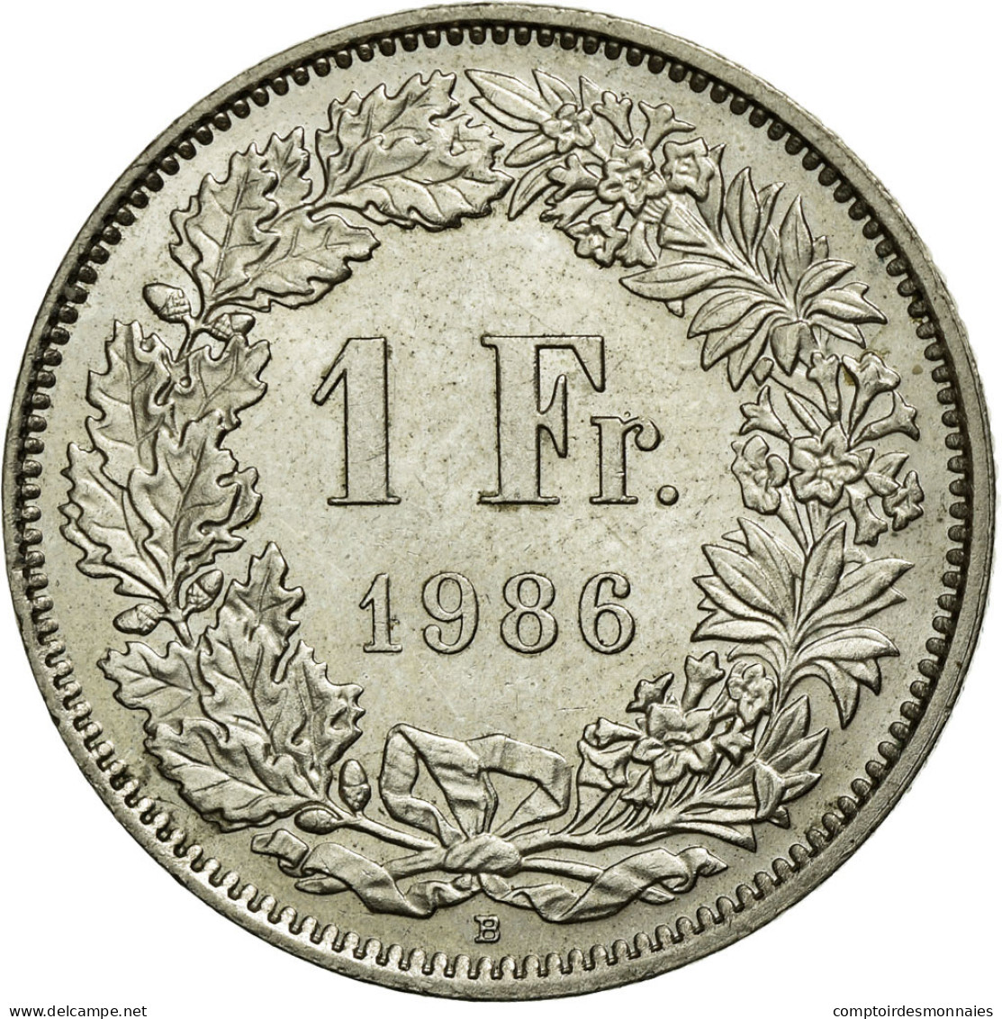 Monnaie, Suisse, Franc, 1986, Bern, SUP, Copper-nickel, KM:24a.3 - Autres & Non Classés