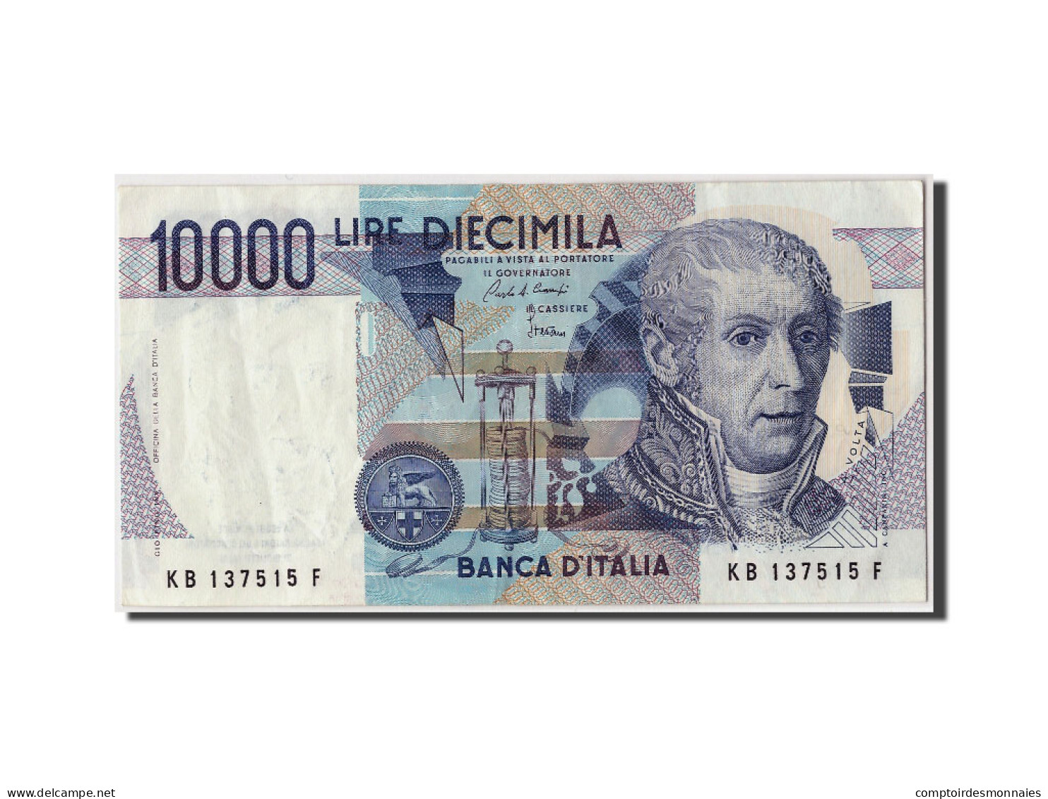 Billet, Italie, 10,000 Lire, 1984, 1984-09-03, TTB+ - 10.000 Lire