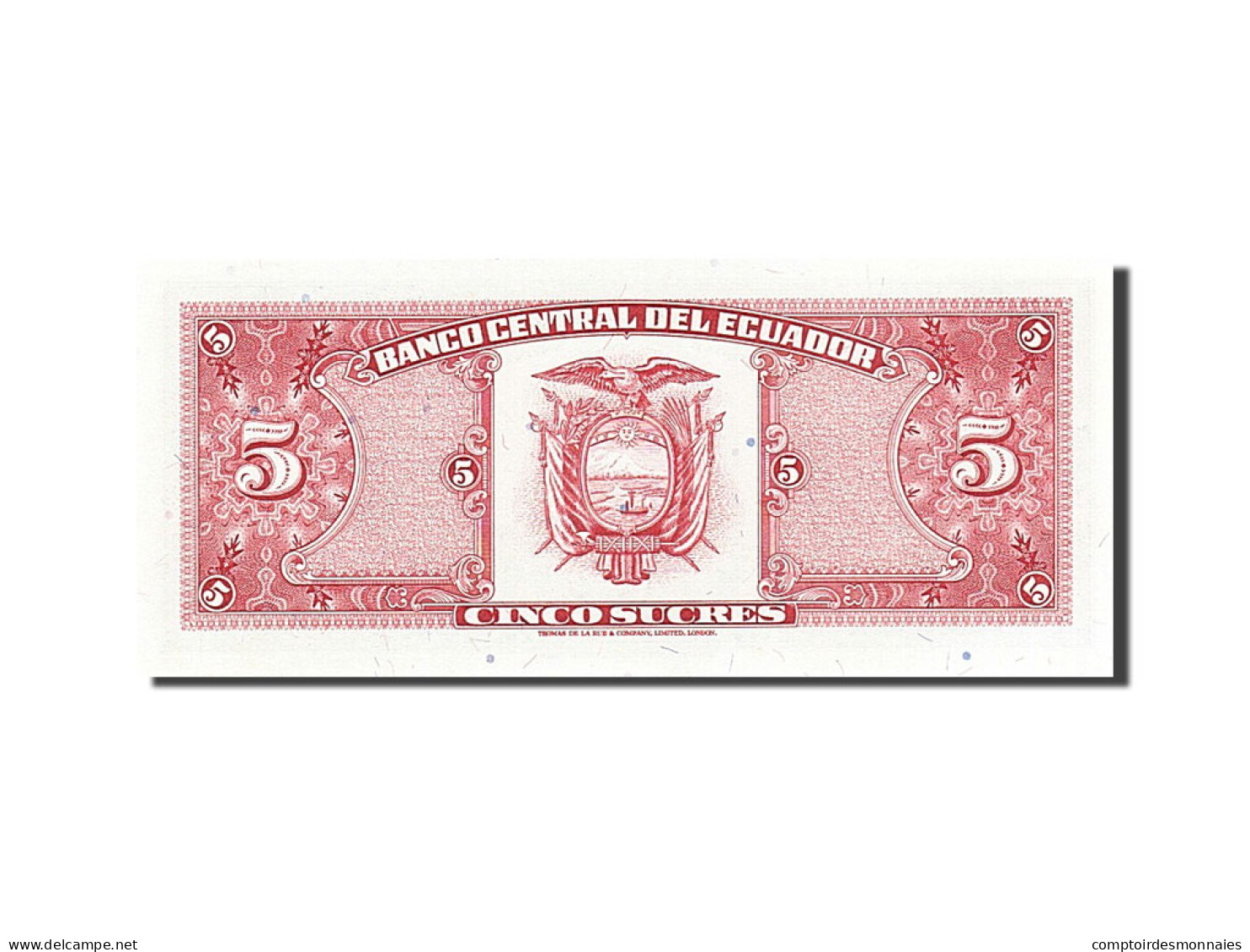 Billet, Équateur, 5 Sucres, 1988, 1988-11-22, NEUF - Equateur