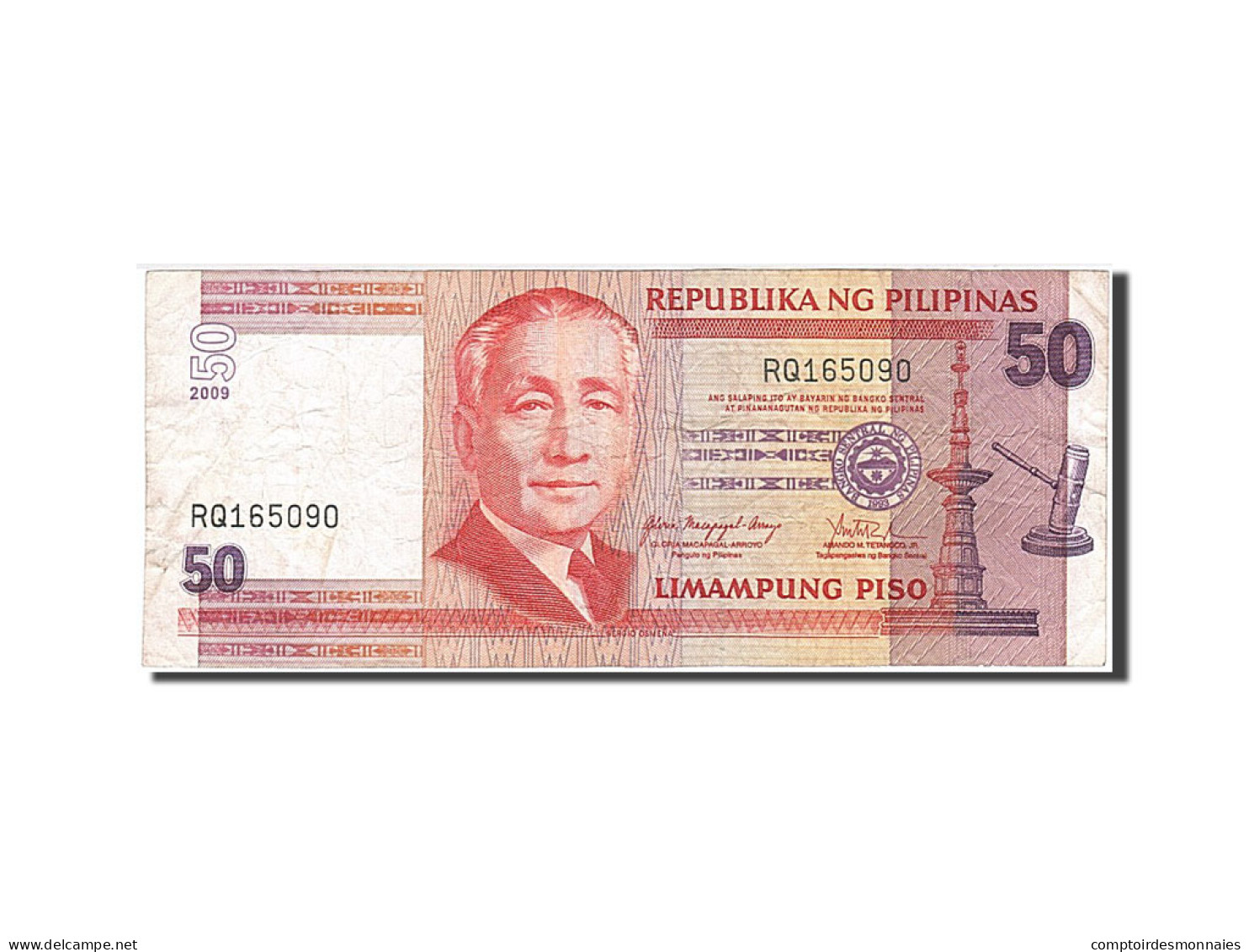 Billet, Philippines, 50 Piso, 2009, TB - Philippinen