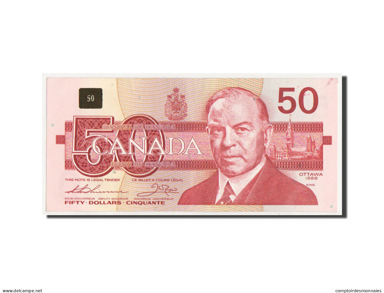 Billet, Canada, 50 Dollars, 1988, SPL - Canada