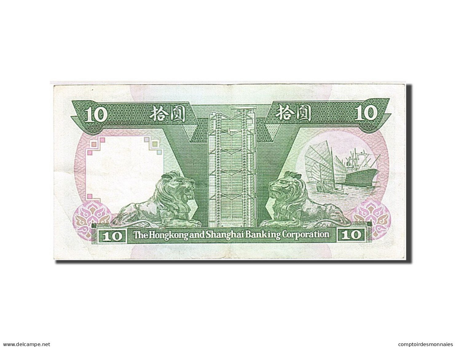 Billet, Hong Kong, 10 Dollars, 1989, 1989-01-01, TTB - Hongkong
