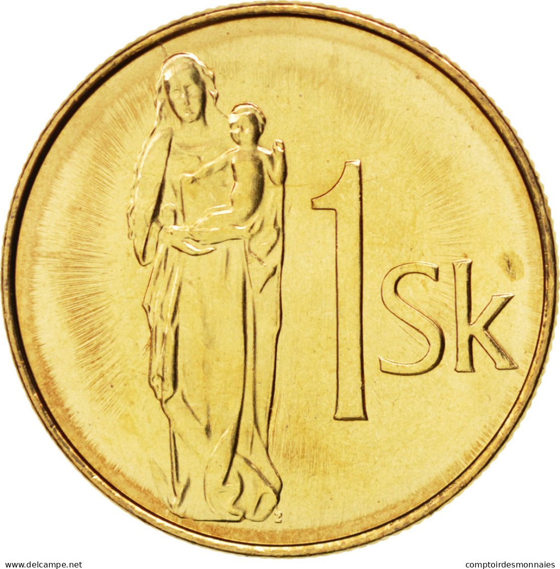 Monnaie, Slovaquie, Koruna, 2005, SPL, Bronze Plated Steel, KM:12 - Slovakia