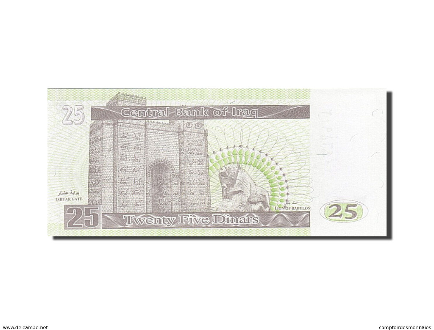Billet, Iraq, 25 Dinars, 2001, NEUF - Iraq