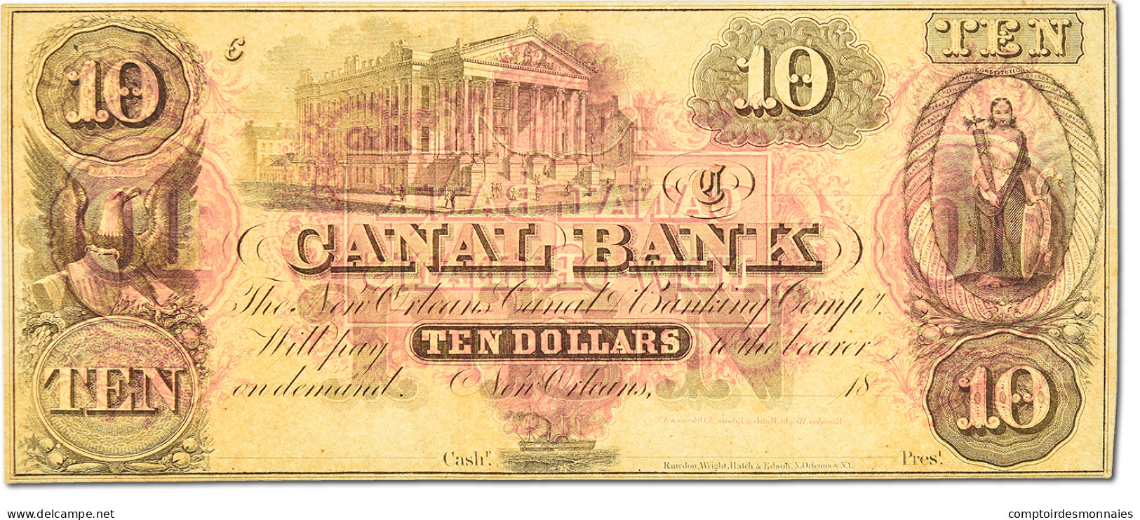 Billet, États-Unis, 10 Dollars, SPL - Other & Unclassified