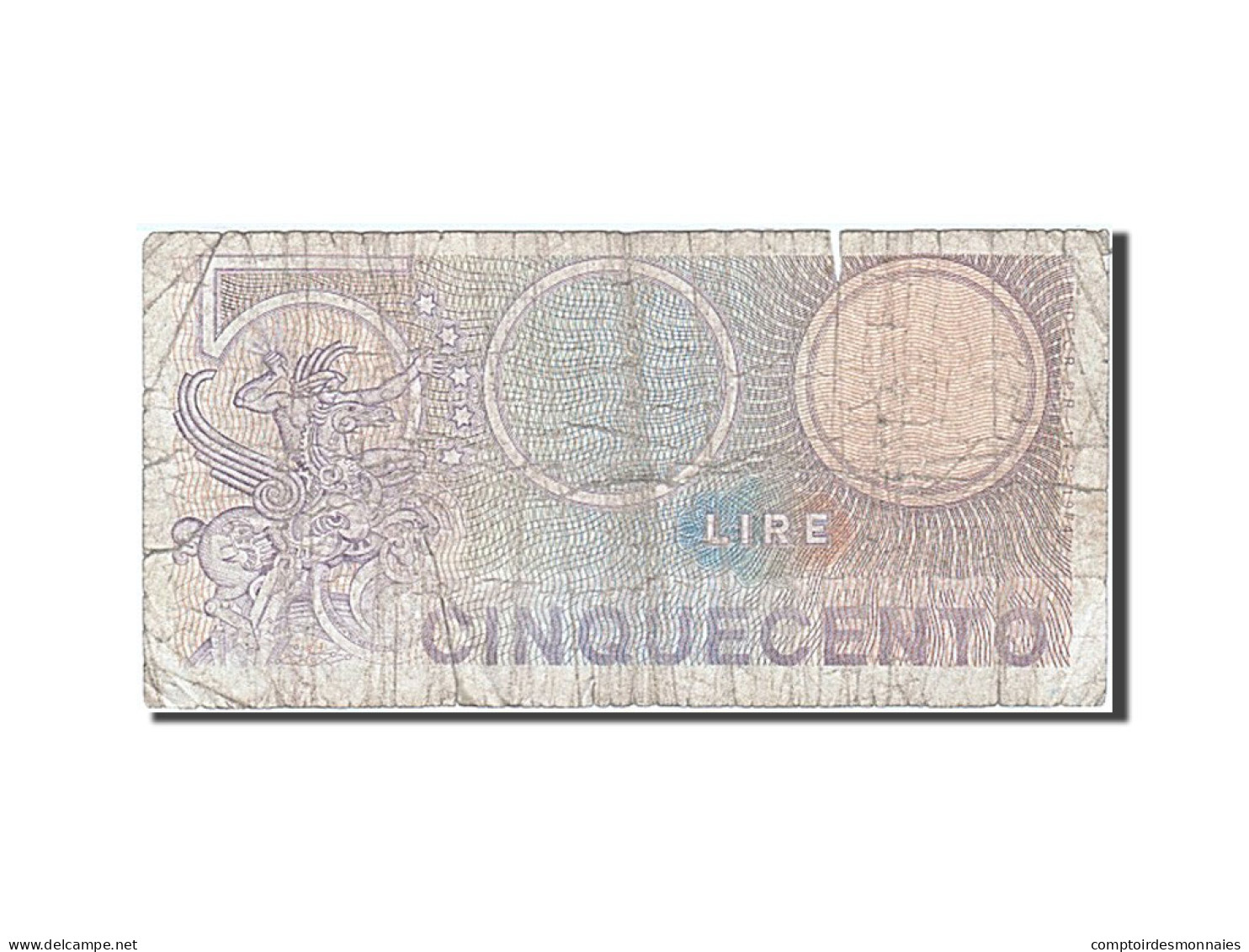 Billet, Italie, 500 Lire, 1976, 1976-12-20, B - 500 Liras