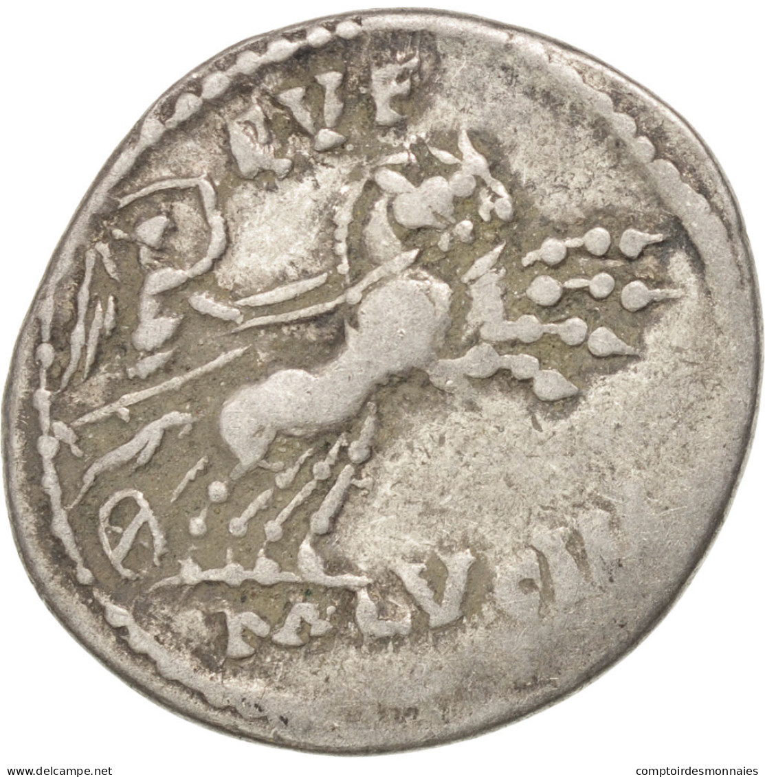 Monnaie, Lucilia, Denier, Rome, TB+, Argent - Röm. Republik (-280 / -27)