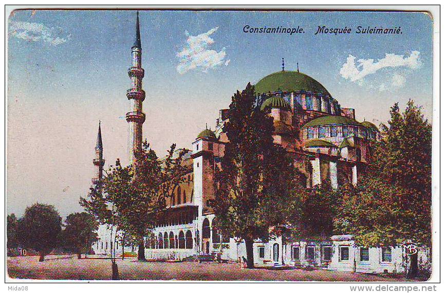 CONSTANTINOPLE . MOSQUEE SULEIMANIE . - Islam