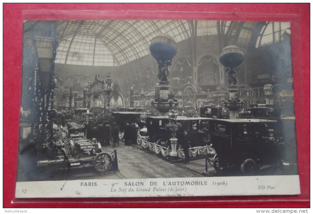 Cp Paris Salon De L'automobile 1906 La Nef Du Grand Palais - PKW