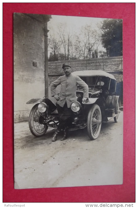 C Photo  Militaire + Voiture Decapotable A Definir - Taxi & Carrozzelle