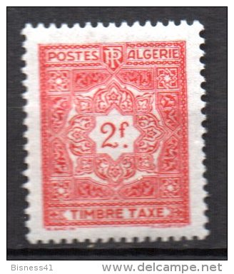 2/ Algérie : Taxe N° 37 & 39  Neuf  XX  , Cote : 2,00 € , Disperse Trés Grosse Collection ! - Timbres-taxe