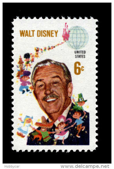 USA, 1966, Scott #1355, Walt Disney, MNH, VF - Other & Unclassified