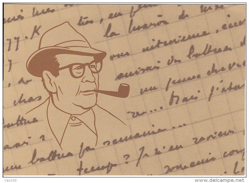 GEORGES SIMENON, WRITER, BOOKLET, OBLIT FDC, 1994, JOINT ISSUE BELGIUM-FRANCE-SWITZERLAND - Joint Issues