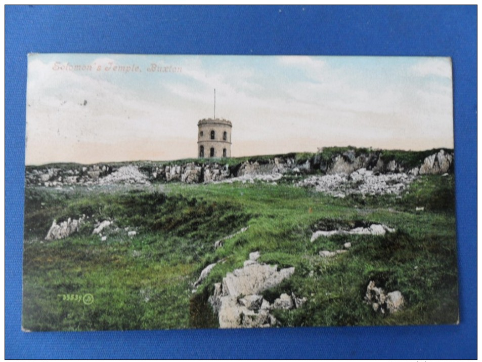 Old Card Of Solomon`s Temple.Buxton, England.Posted With Stamp,J3. - Derbyshire