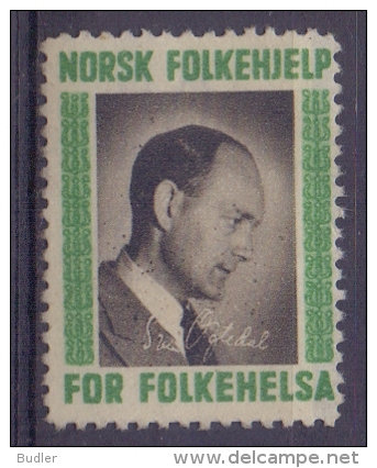 NORGE/NORWAY :....: Vignette/Cinderella : ## Norsk Folkehjelp – For Folkehelsa ## : BIENFAISANCE,CHARITY, - Oficiales