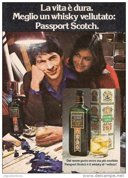 # PASSPORT SCOTCH SEAGRAM's 1960s Advert Pubblicità Publicitè Reklame Whisky Drink Liquor Liquore Liqueur Licor Bebidas - Posters