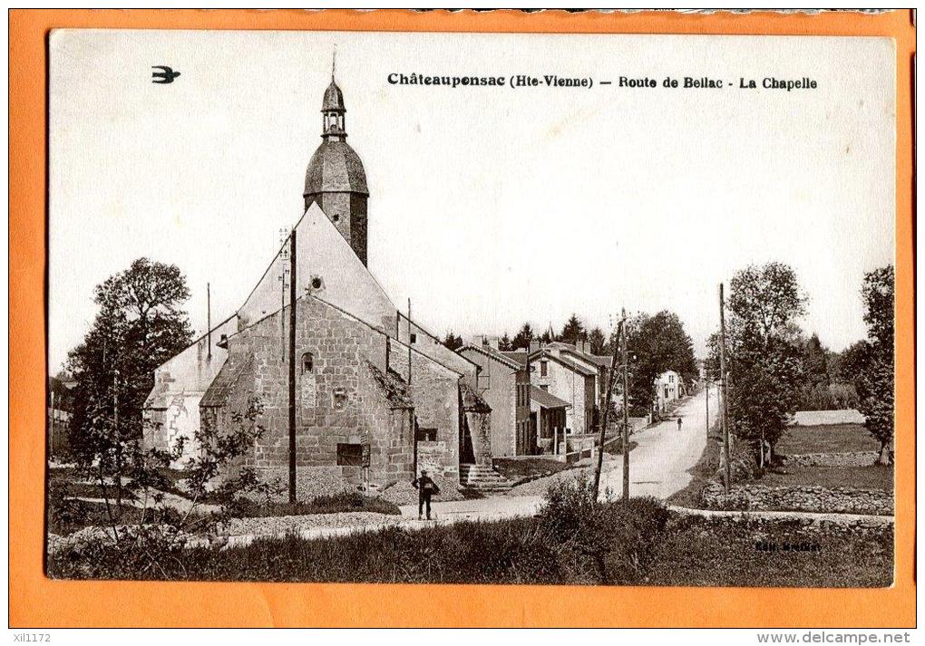 MNT-12  Châteauponsac  Route De Bellac, La Chapelle. - Chateauponsac