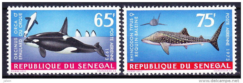 SENEGAL POSTE AERIENNE 1973 YT N° PA 126 Et PA 127 ** - Senegal (1960-...)