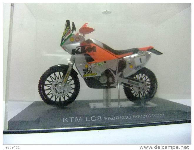 MOTO KTM LC8 FABRIZIO MEONI CON SU CAJA ORIGINAL - Motorcycles