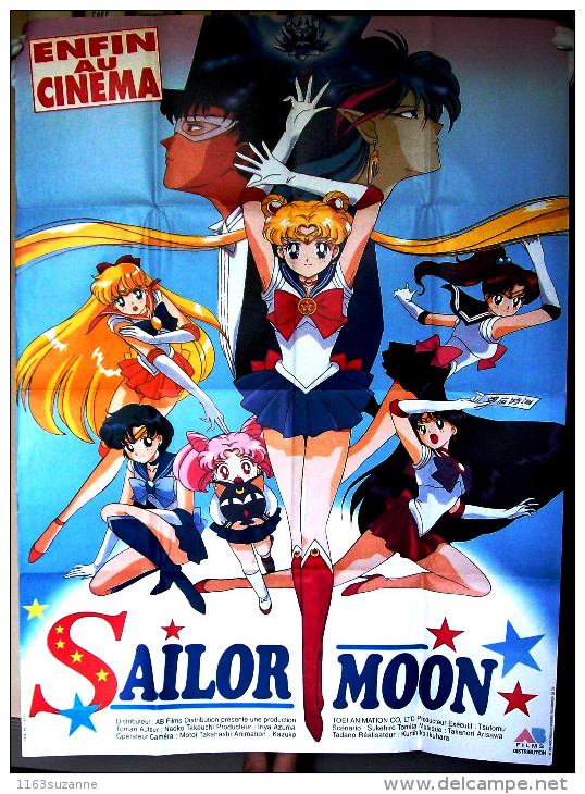 Affiche Française De Cinéma 1993 > 120 X 160 Cm > Film D'animation SAILOR MOON (KUNIHIKO IKUHARA), Studio TOEI - Posters
