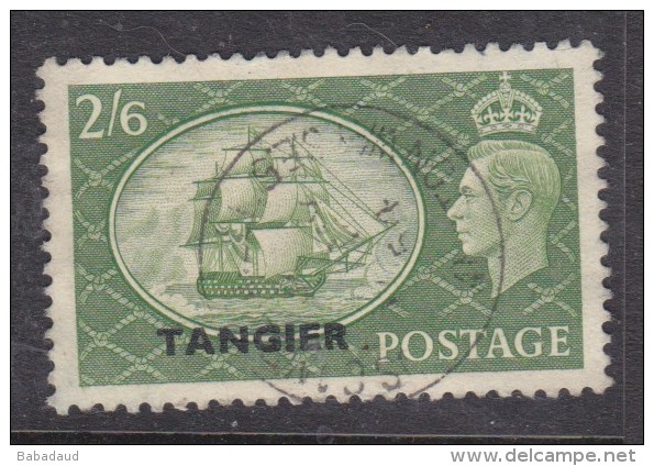 Morocco Agencies, TANGIER Opt On GB GVIR 2/6, C.d.s Used In Britain 1954 - Morocco Agencies / Tangier (...-1958)