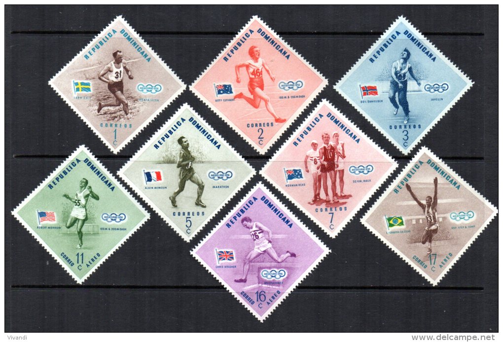 Dominican Republic - 1957 - Olympic Games (2nd Series) - MNH - Dominicaine (République)