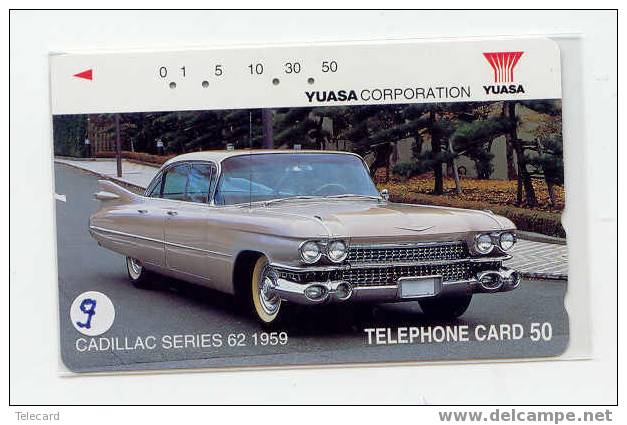 PHONECARD JAPAN *  CADILLAC *   TELECARTE JAPON CADILLAC *  Schede Telefoniche (9) TELEFONKARTE - Auto's