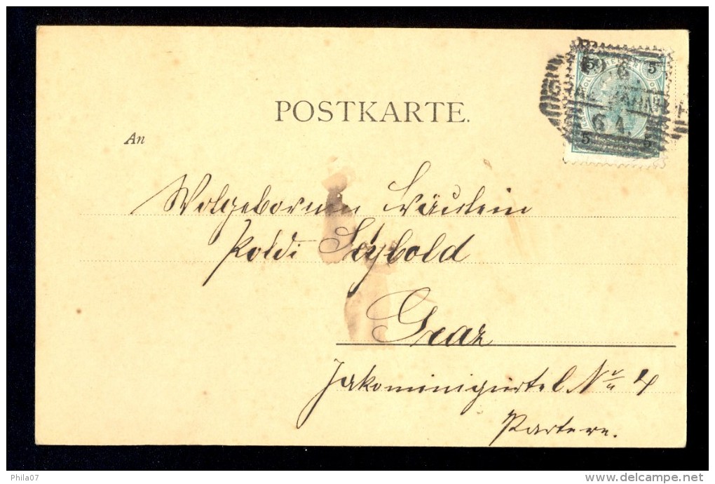 F. Doubek 'du Hast Ja Die Schonsten Augen' / A. Ackerman No. 898 / Around Year 1900 / Old Postcard Circulated - Doubek, F.