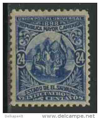 El Salvador 1898 Mi 182 I * MH - Allegory - Union Of Central America / Allegorie Der Zentralamerikanischen Republik. - El Salvador