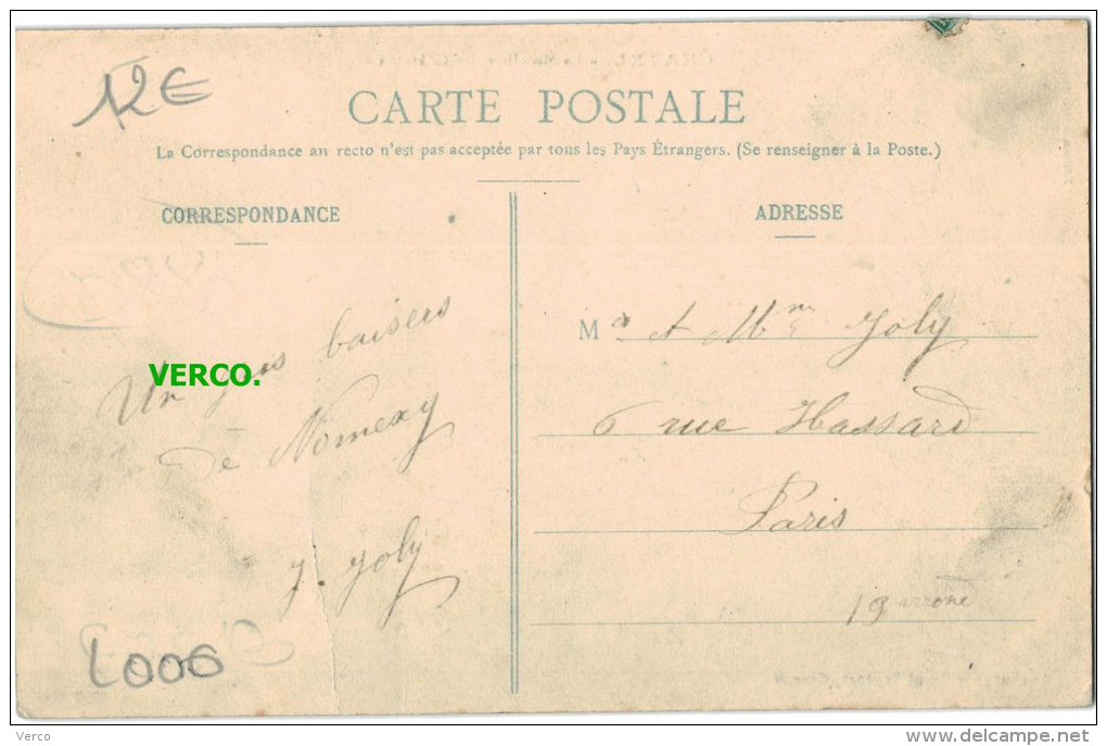 Carte Postale Ancienne De CHATEL SUR MOSELLE – LA MOSELLE ET LES CHATEAUX - Chatel Sur Moselle