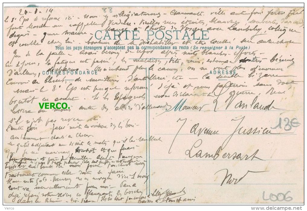 Carte Postale Ancienne De CHATEL SUR MOSELLE – RIVE DE LA MOSELLE - Chatel Sur Moselle