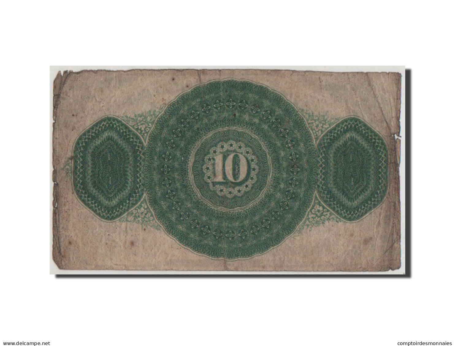 Billet, États-Unis, 10 Cents, 1862, B+ - Andere & Zonder Classificatie