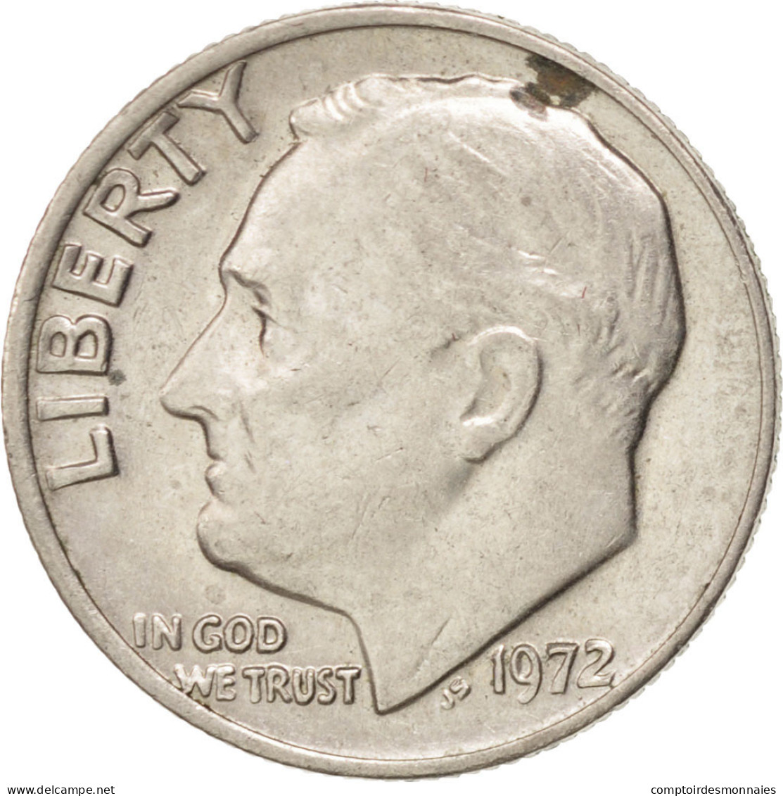 Monnaie, États-Unis, Roosevelt Dime, Dime, 1972, U.S. Mint, Philadelphie, SUP - 1946-...: Roosevelt