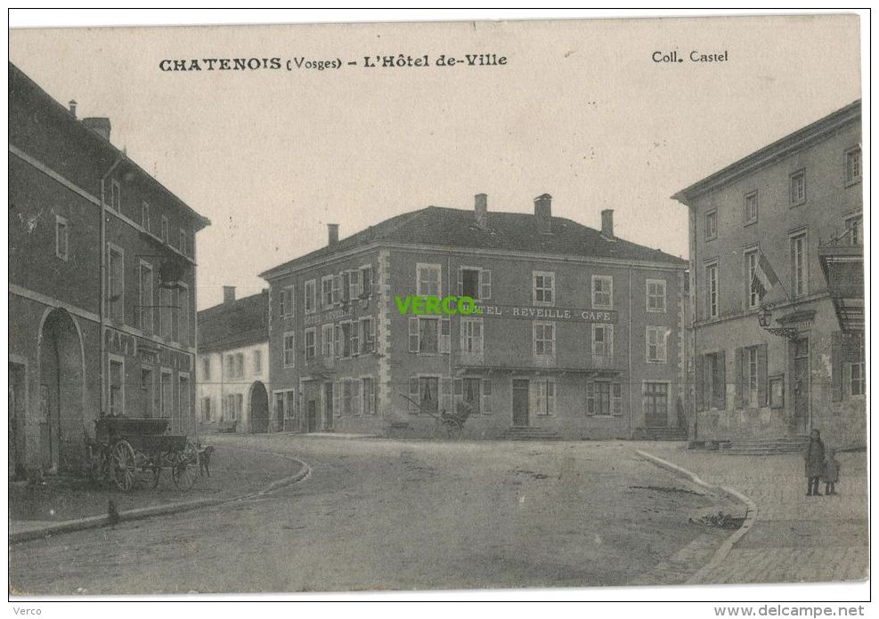 Carte Postale Ancienne De CHATENOIS – L'HOTEL DE VILLE - Chatenois