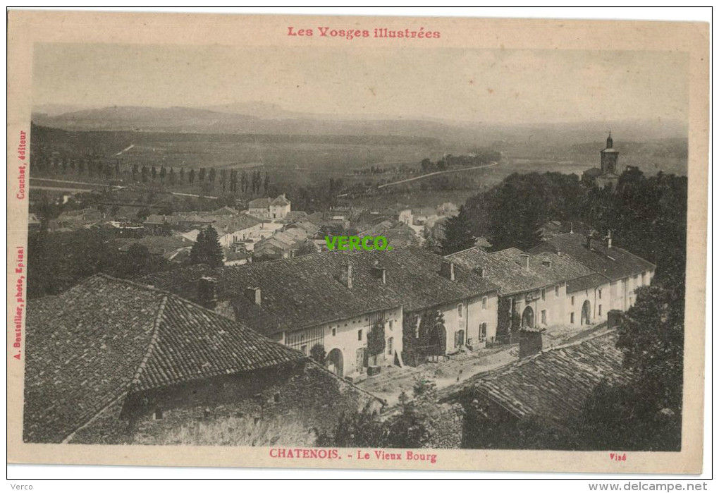 Carte Postale Ancienne De CHATENOIS – LE VIEUX BOURG - Chatenois