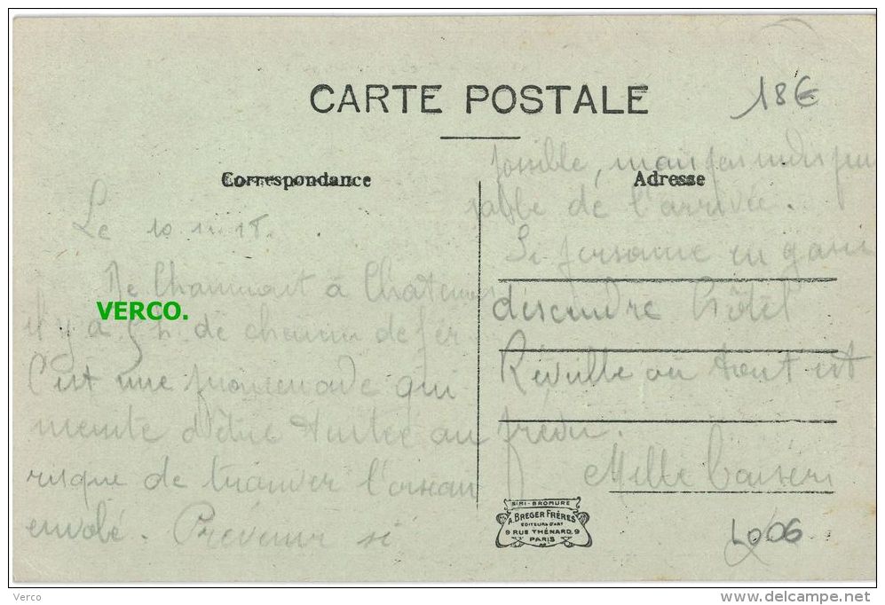 Carte Postale Ancienne De CHATENOIS – PLACE DE L'HOTEL DE VILLE - Chatenois