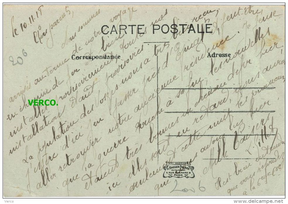 Carte Postale Ancienne De CHATENOIS – AVENUE DE L'EGLISE - Chatenois