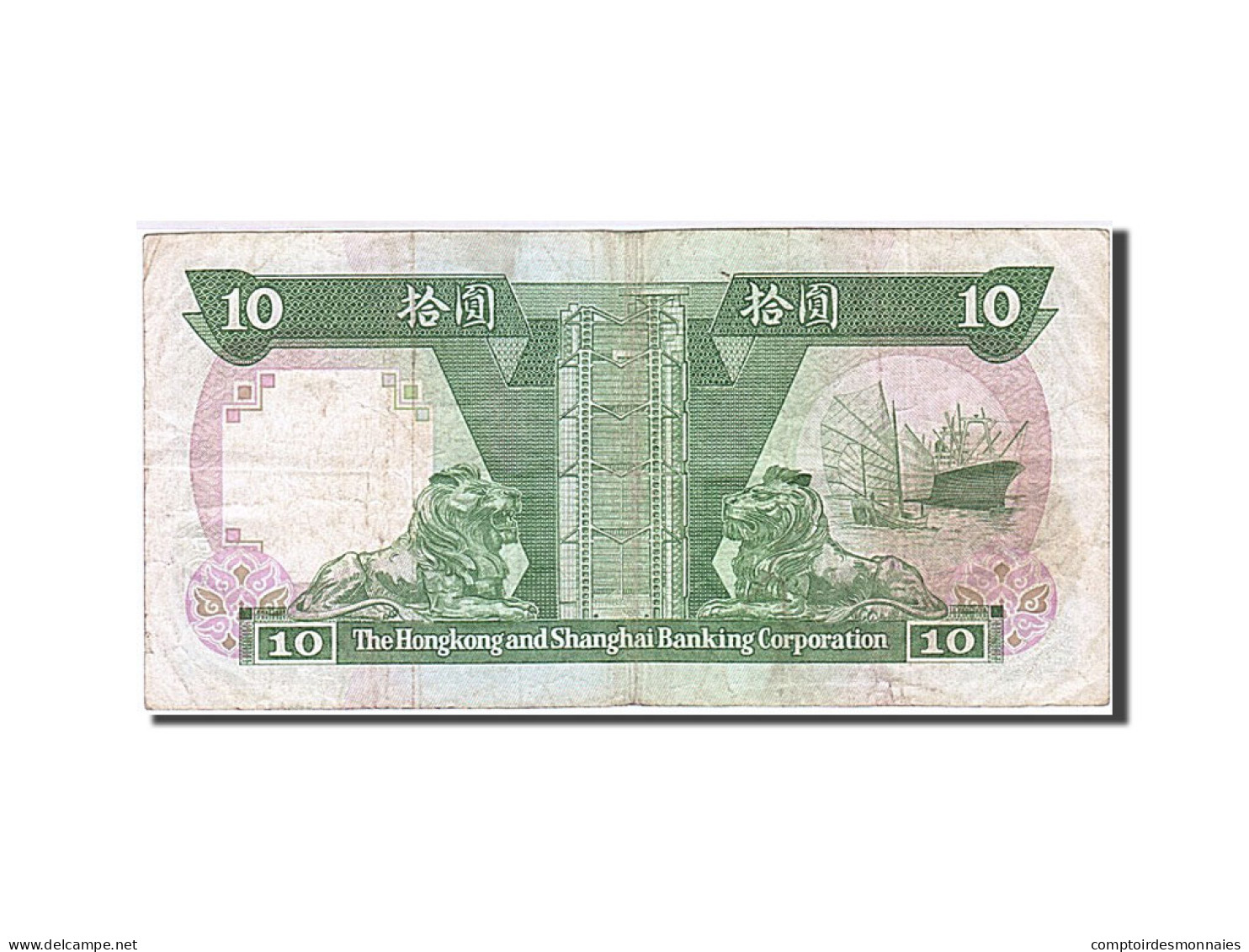 Billet, Hong Kong, 10 Dollars, 1985, 1985-01-01, TB - Hongkong
