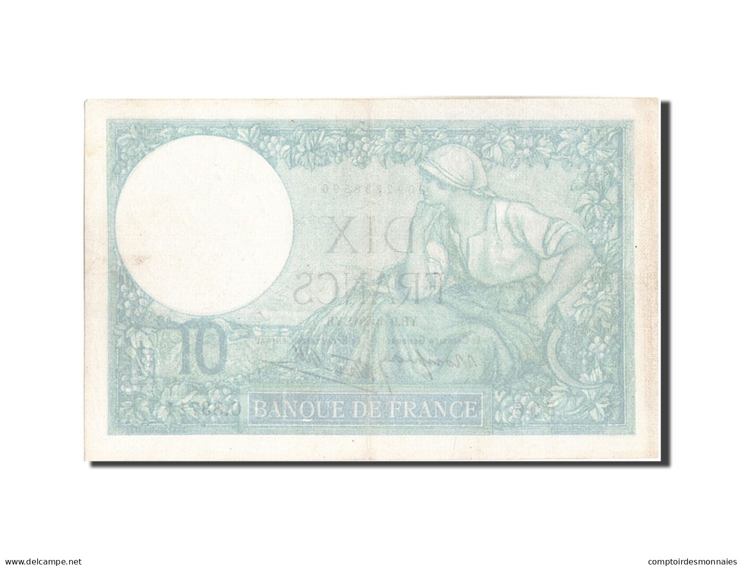 Billet, France, 10 Francs, 10 F 1916-1942 ''Minerve'', 1941, 1941-01-09, SUP - 10 F 1916-1942 ''Minerve''