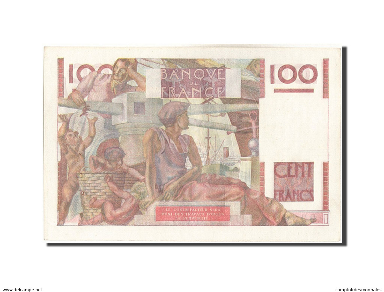 Billet, France, 100 Francs, 100 F 1945-1954 ''Jeune Paysan'', 1946, 1946-11-21 - 100 F 1945-1954 ''Jeune Paysan''
