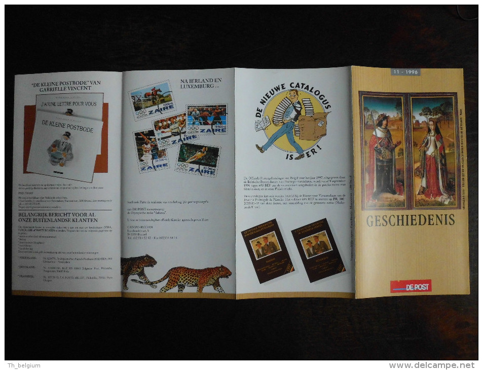 België Belgium - Folder Postzegeluitgifte: 1996 Geschiedenis Filips De Schone En Johanna Van Castilië / History - Arts - Autres & Non Classés