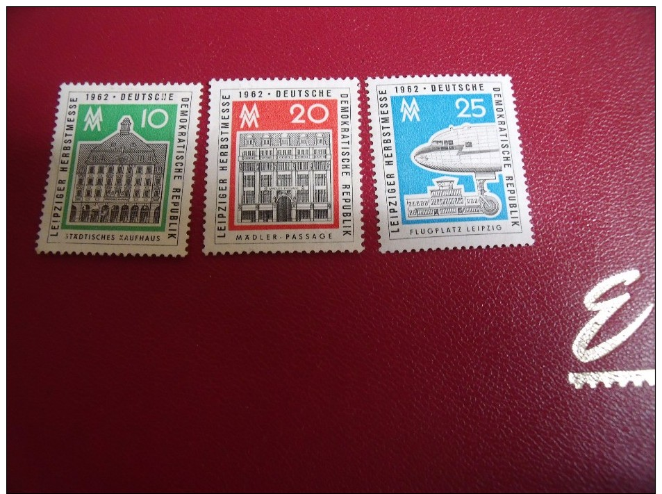 Timbres  DDR  Neufs ** Année;1962   Michel   N°   913 / 915 - Nuovi