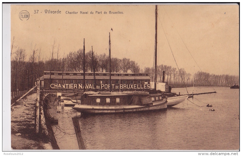 VILVOORDE : Chantier Naval Du Port De Bruxelles - Vilvoorde