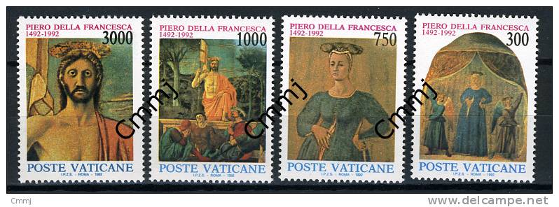 1992 - VATICANO - VATIKAN - Sass. 932/935 - Piero Della Francesca - MNH - Stamps Mint - Nuovi